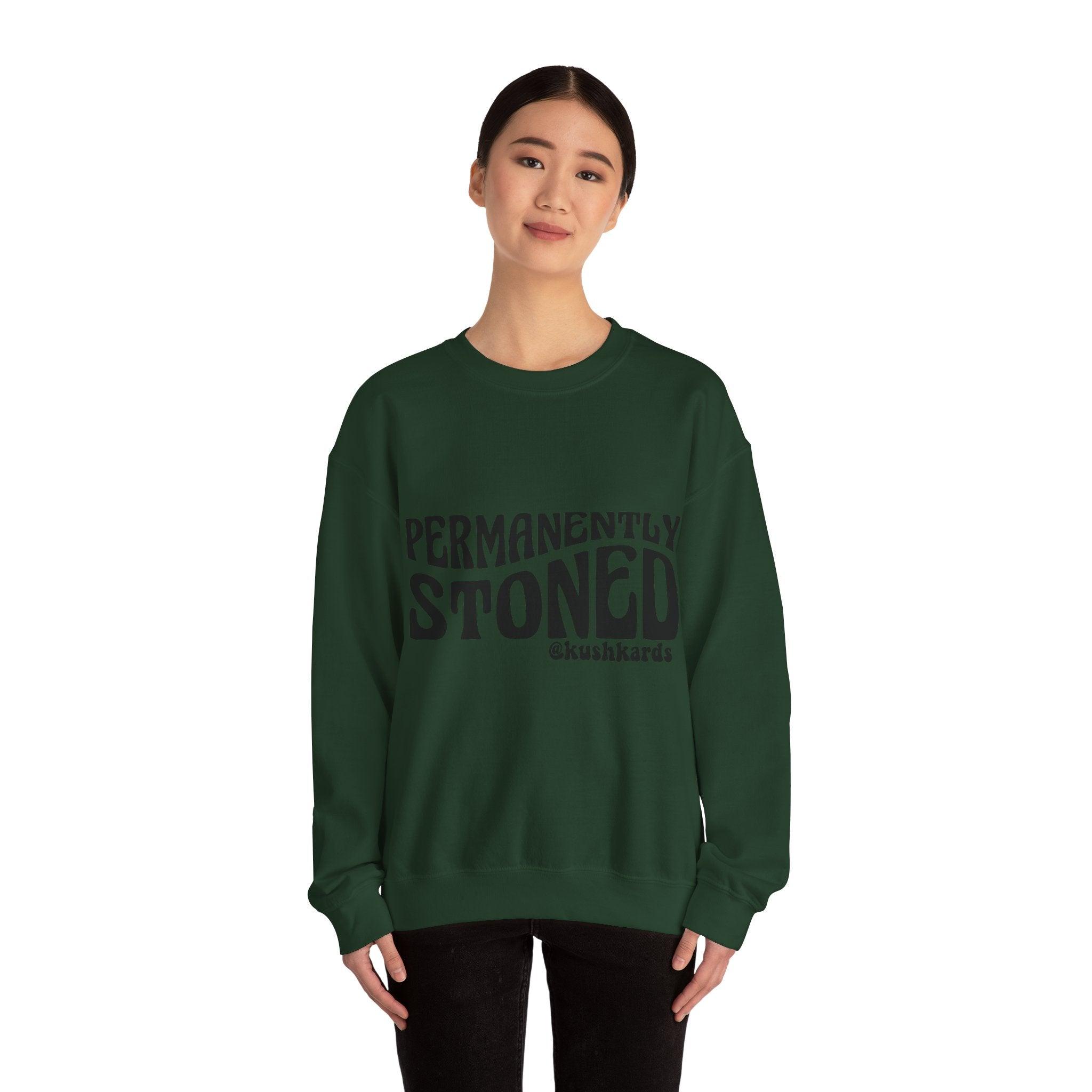 Permanently Stoned KushKards Unisex Heavy Blend™ Crewneck Sweatshirt