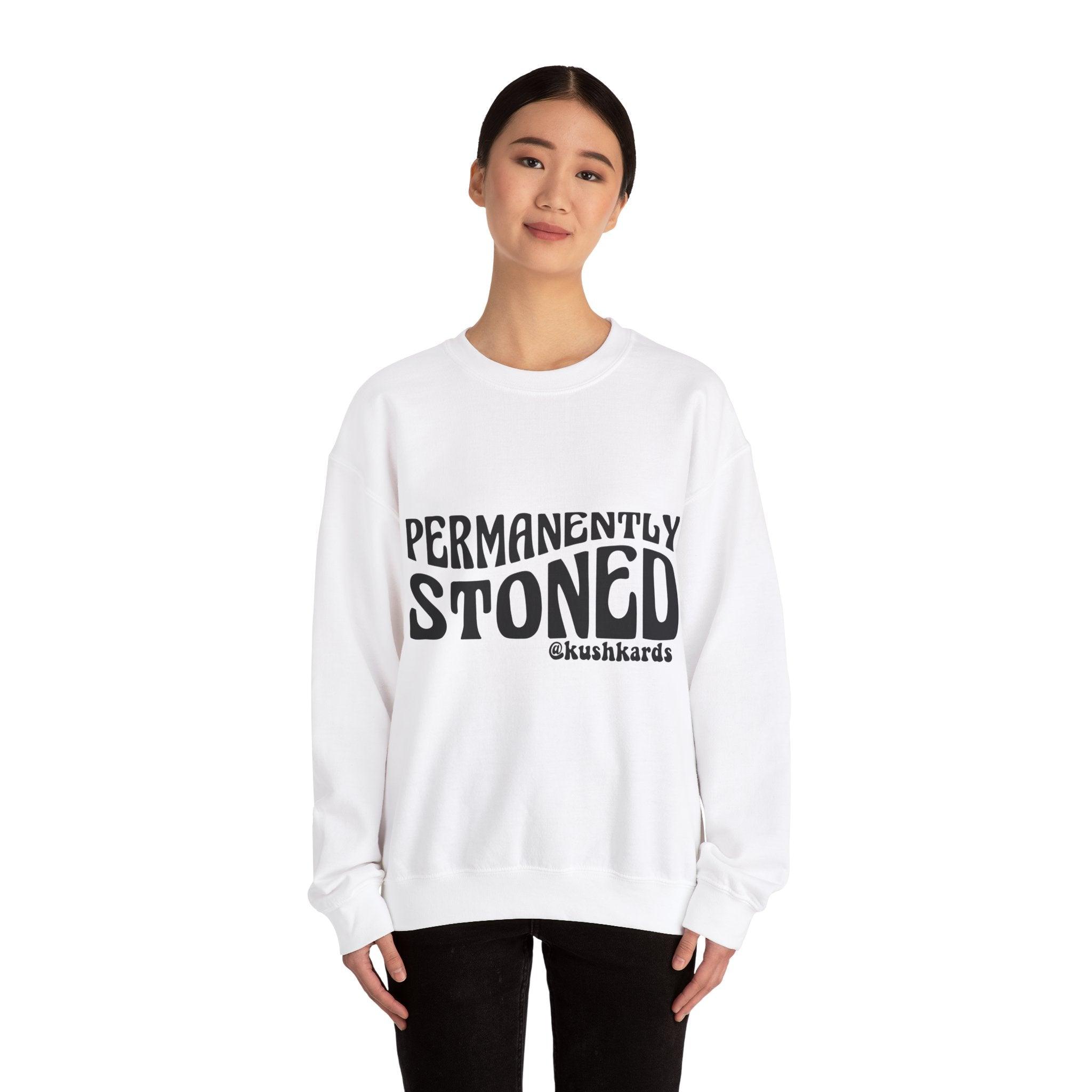 Permanently Stoned KushKards Unisex Heavy Blend™ Crewneck Sweatshirt