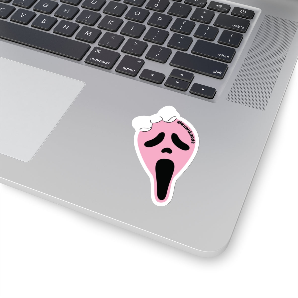 Ghost Face Bow Sticker