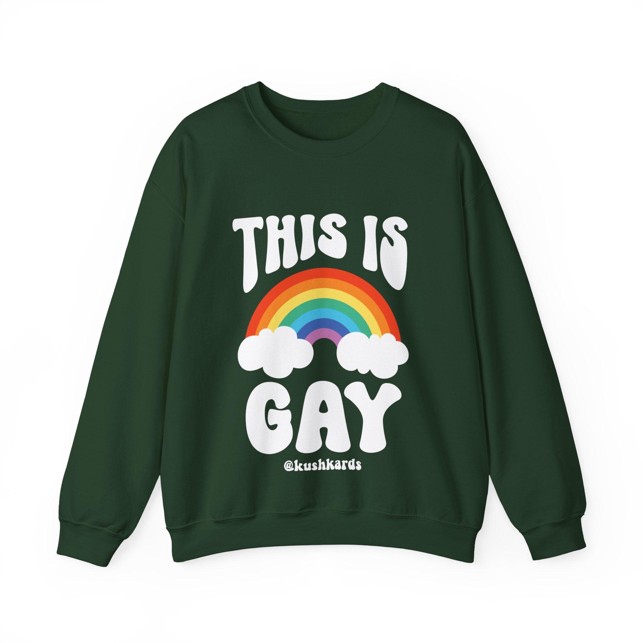 This Is Gay Clouds Unisex Heavy Blend™ Crewneck Sweatshirt