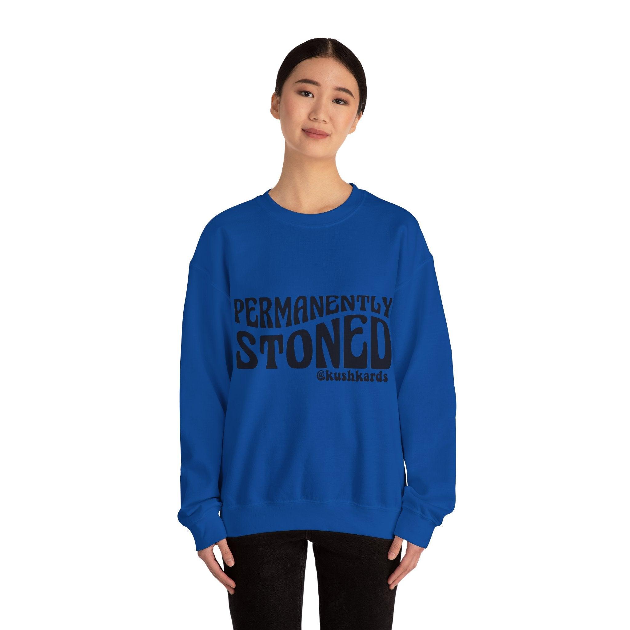 Permanently Stoned KushKards Unisex Heavy Blend™ Crewneck Sweatshirt