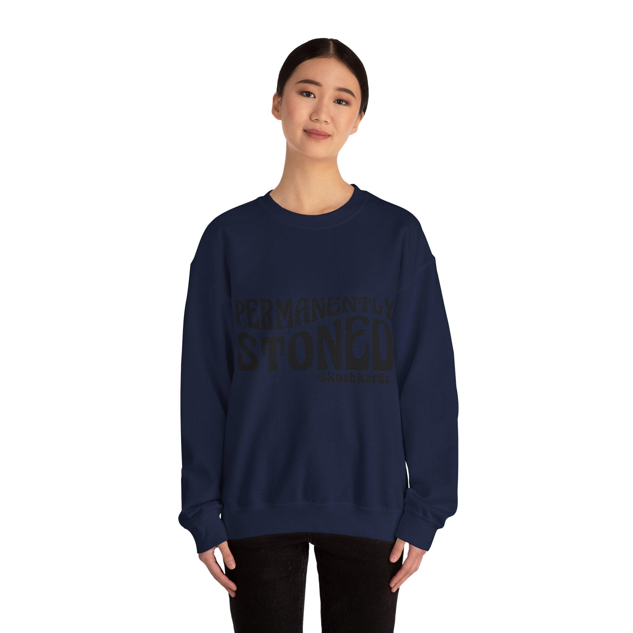 Permanently Stoned KushKards Unisex Heavy Blend™ Crewneck Sweatshirt