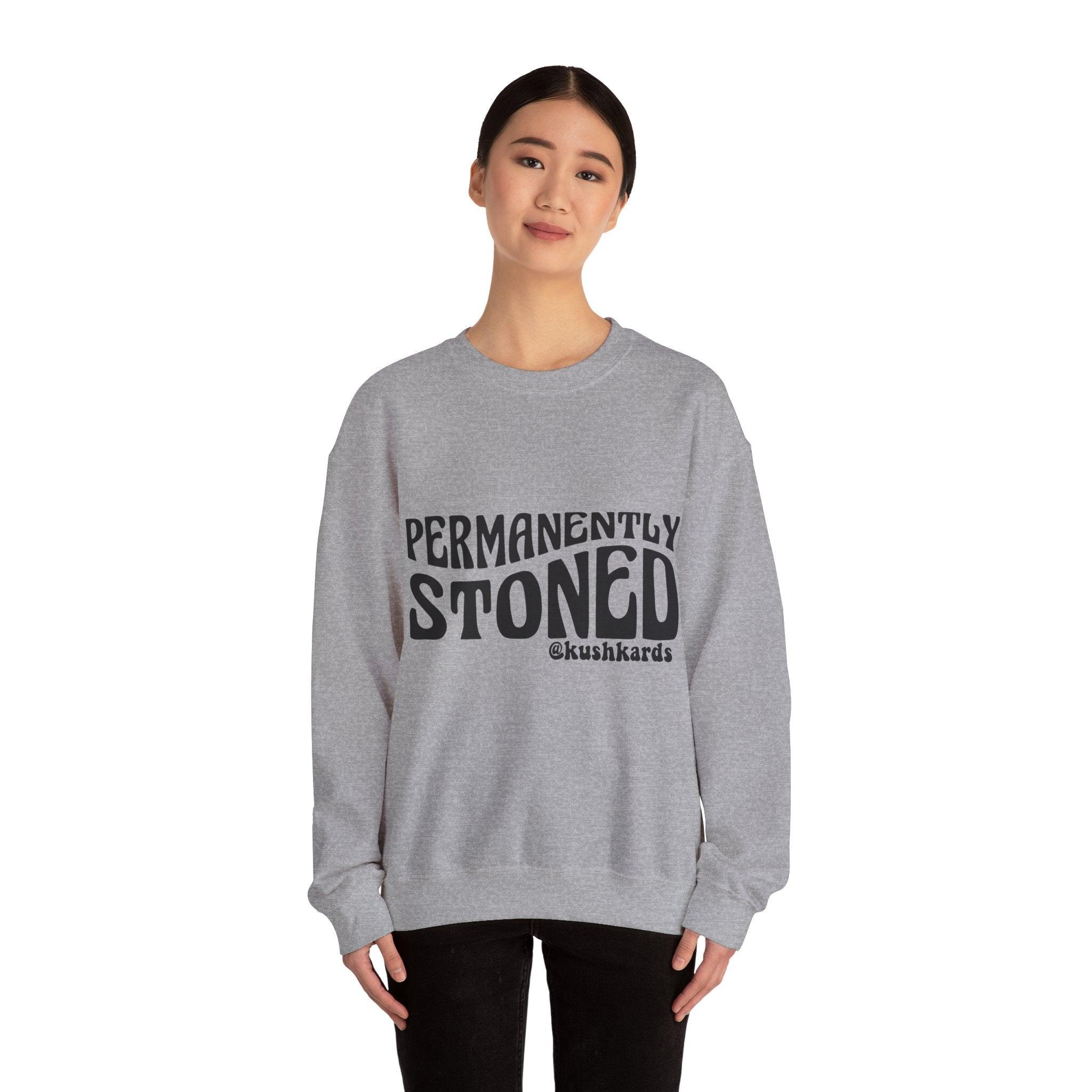 Permanently Stoned KushKards Unisex Heavy Blend™ Crewneck Sweatshirt