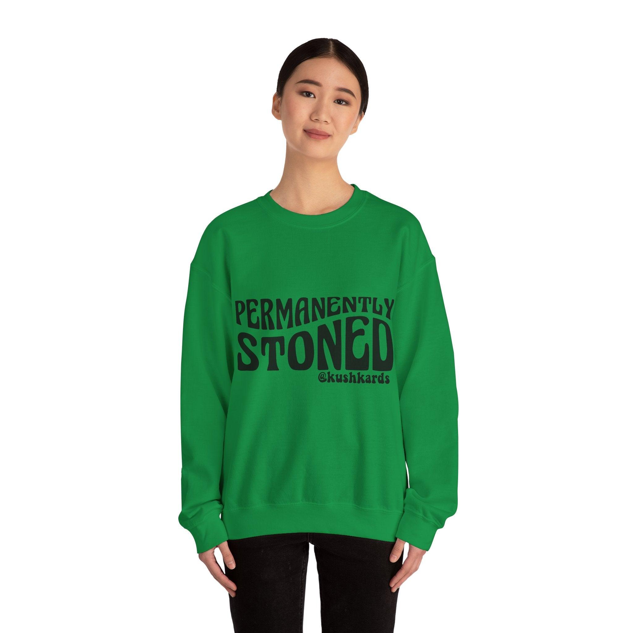 Permanently Stoned KushKards Unisex Heavy Blend™ Crewneck Sweatshirt