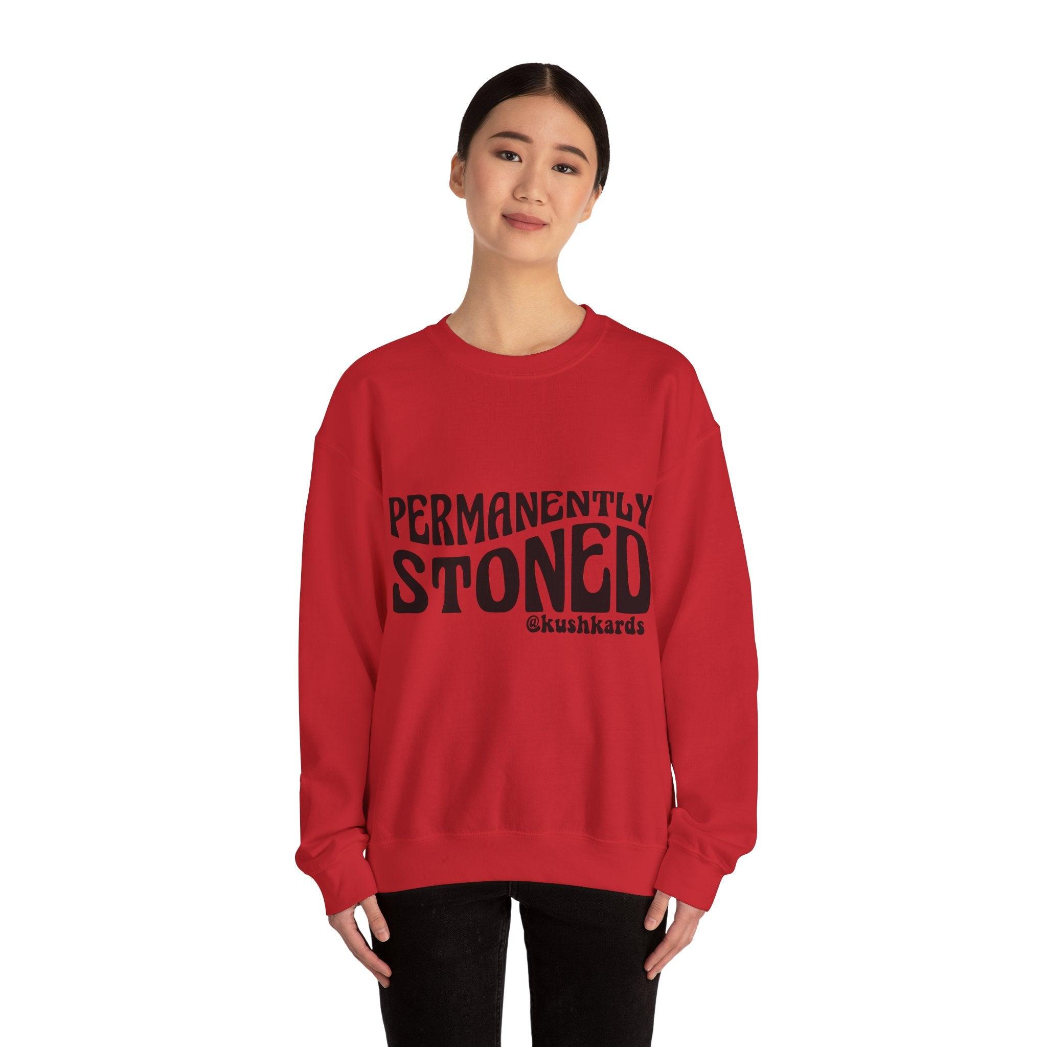 Permanently Stoned KushKards Unisex Heavy Blend™ Crewneck Sweatshirt