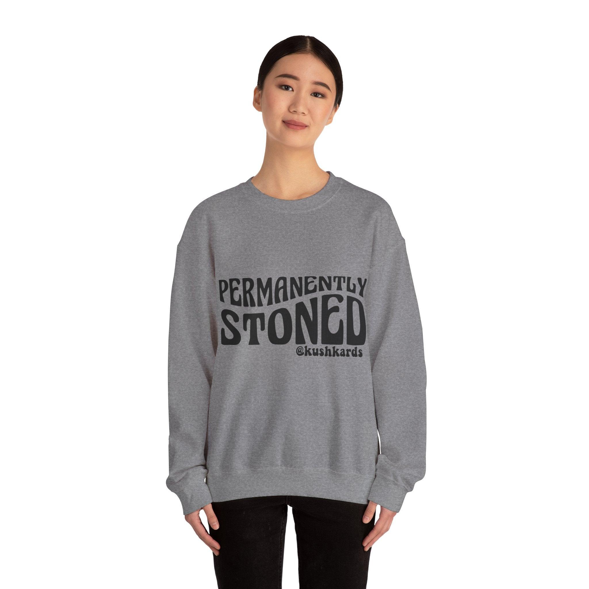 Permanently Stoned KushKards Unisex Heavy Blend™ Crewneck Sweatshirt