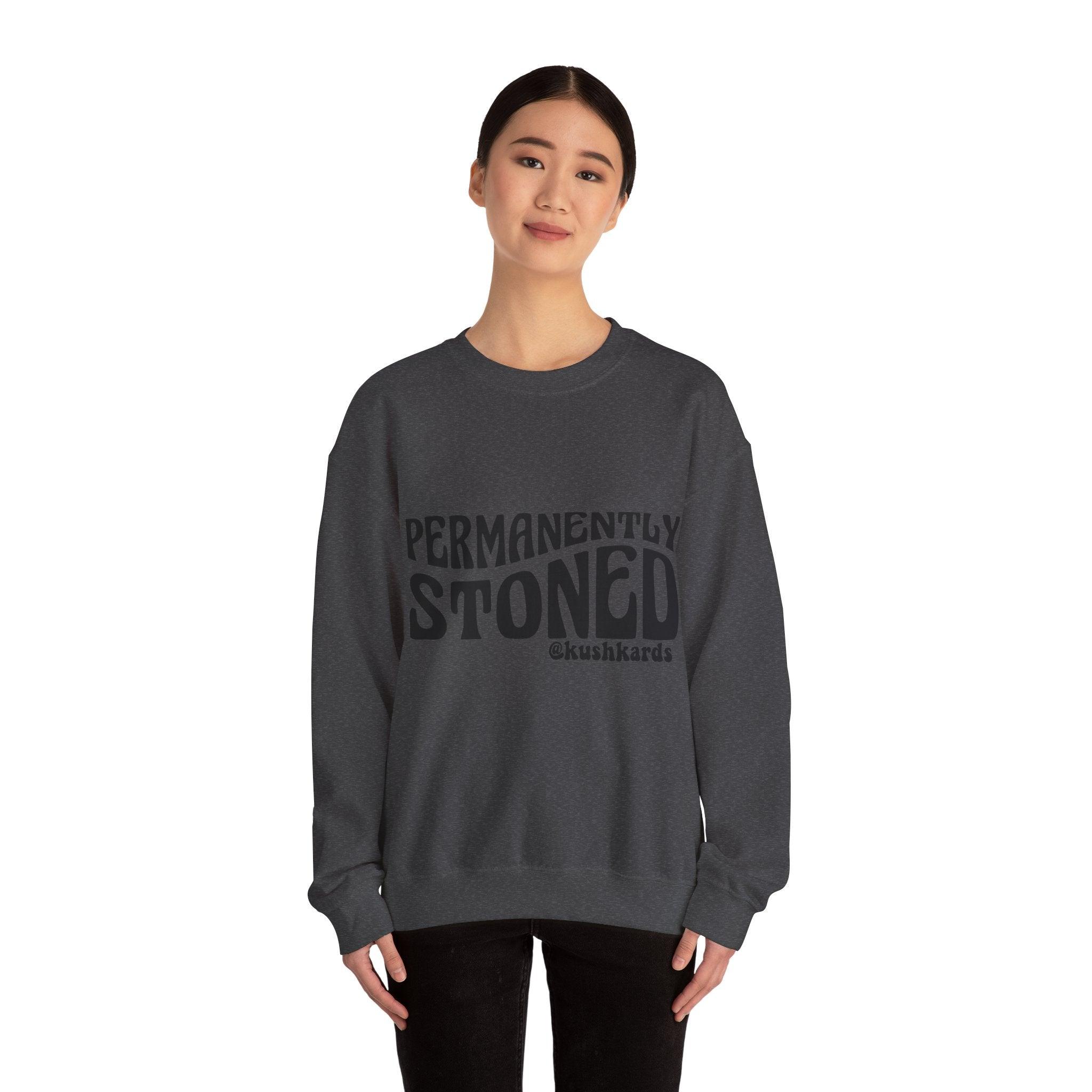 Permanently Stoned KushKards Unisex Heavy Blend™ Crewneck Sweatshirt