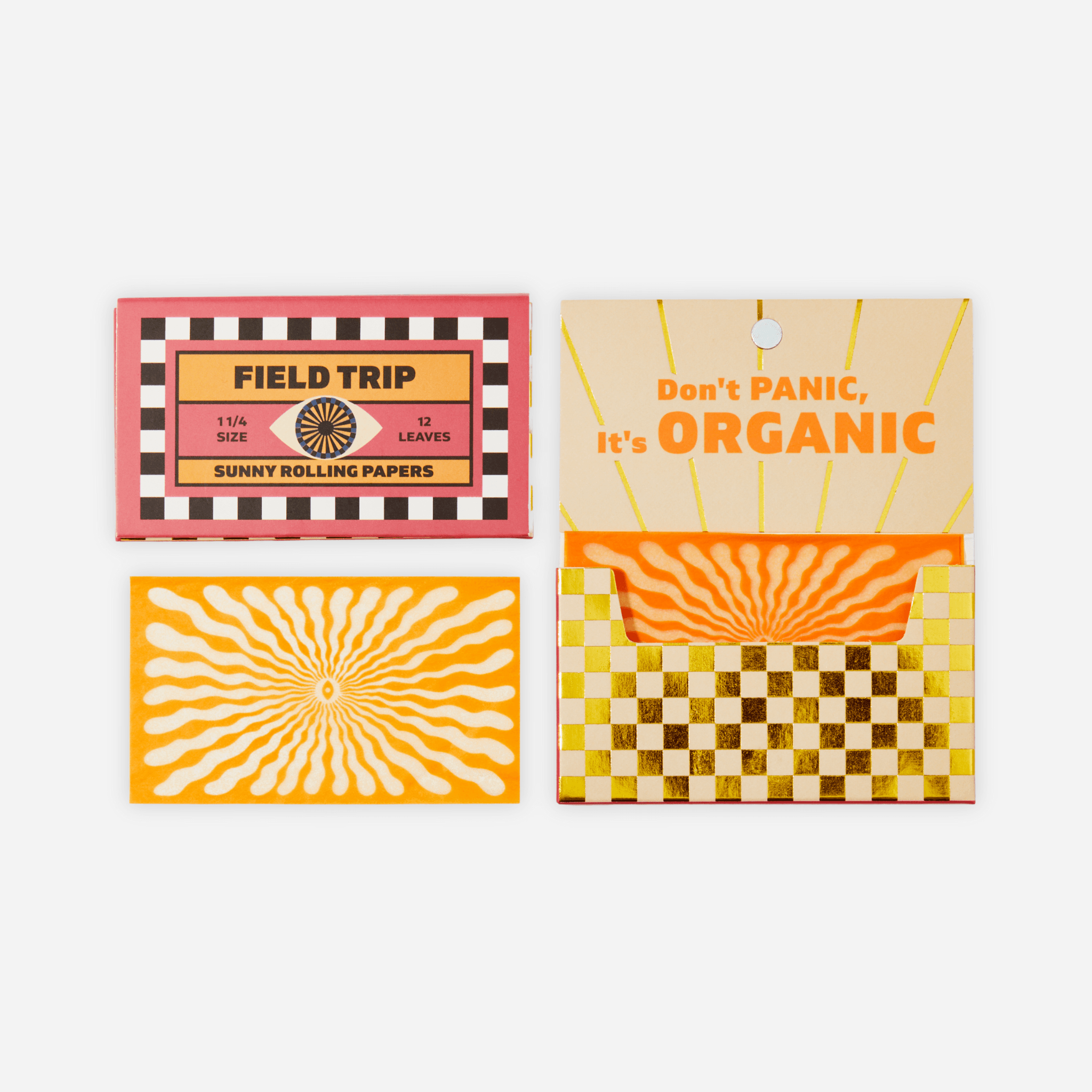 Organic Printed Rolling Paper Packs from Field Trip Papers