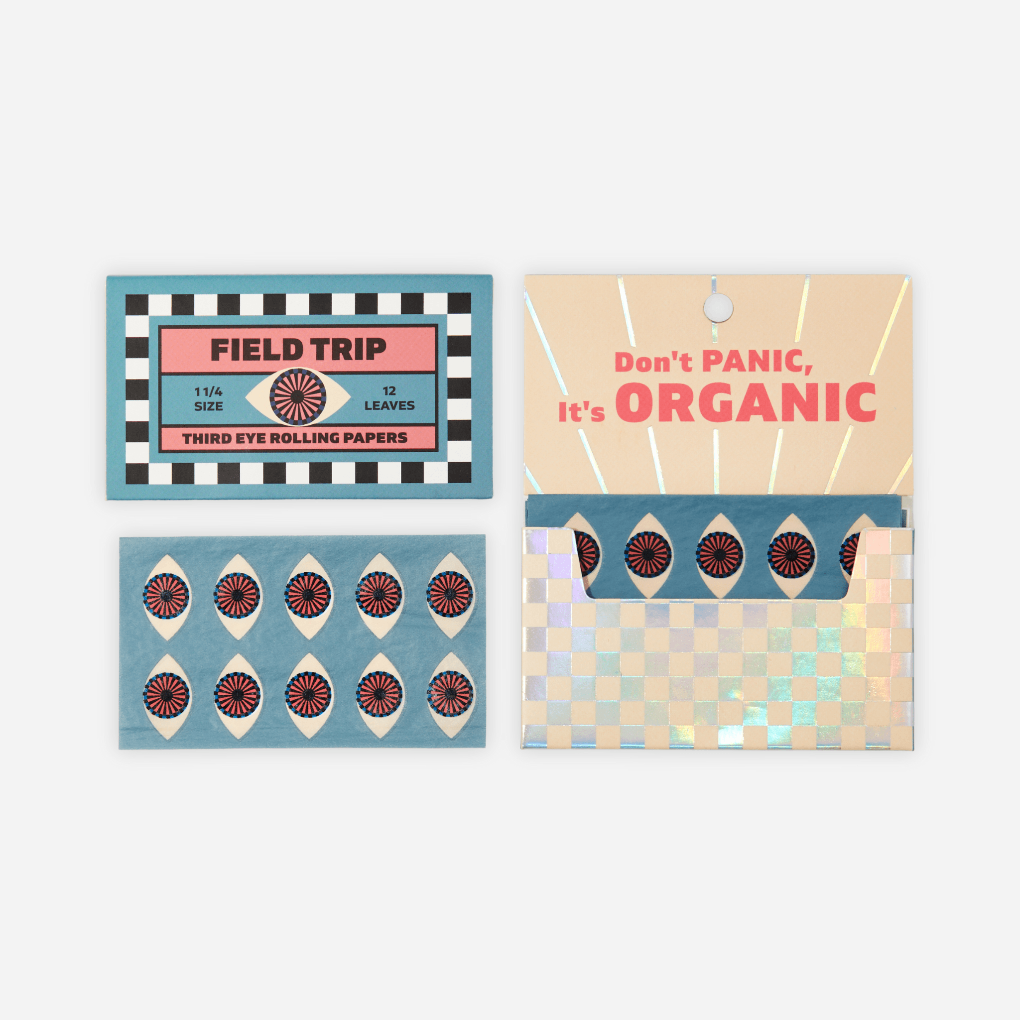 Organic Printed Rolling Paper Packs from Field Trip Papers