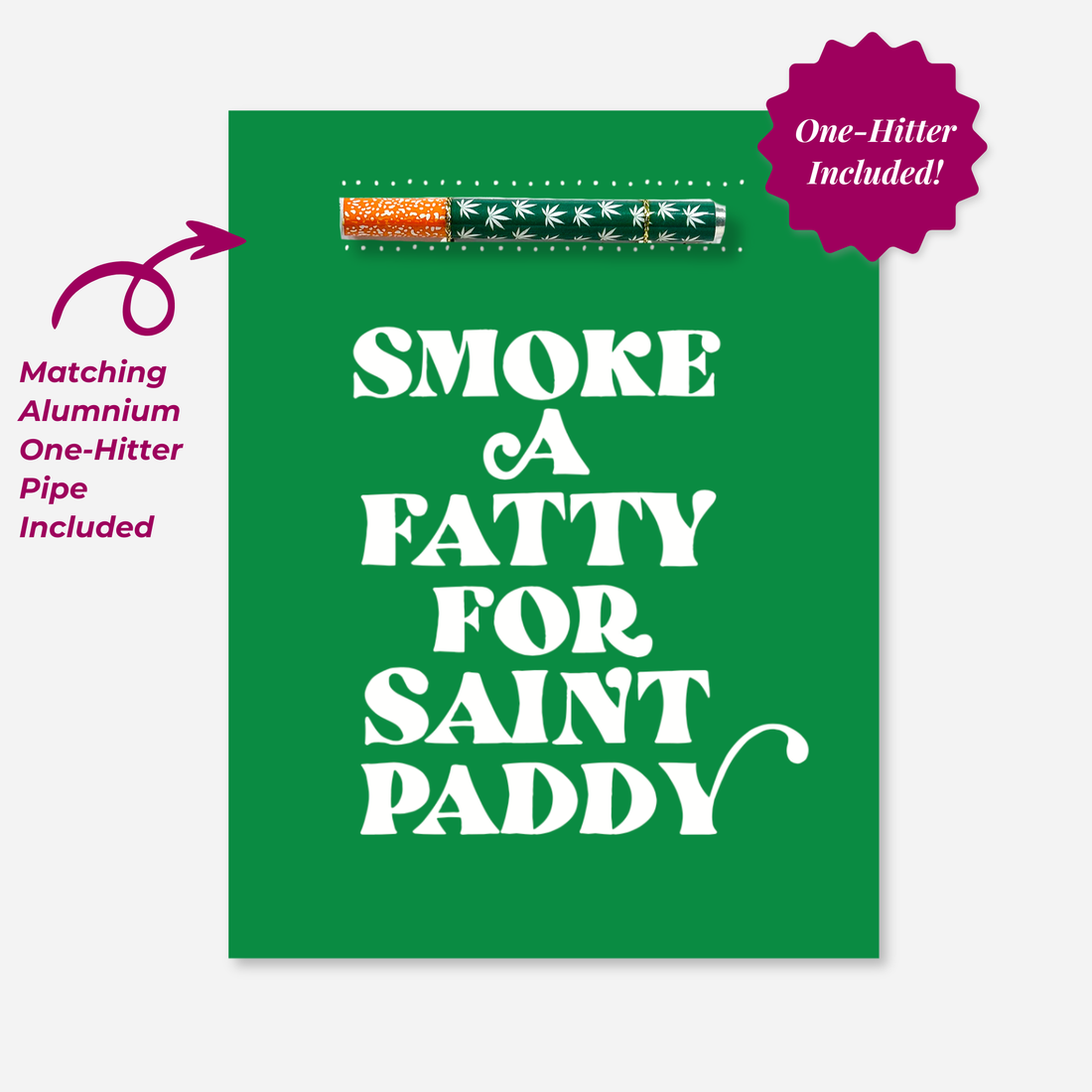 St. Fattys ☘️ Saint Patricks Greeting Card