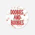 A bold sticker featuring the phrase &