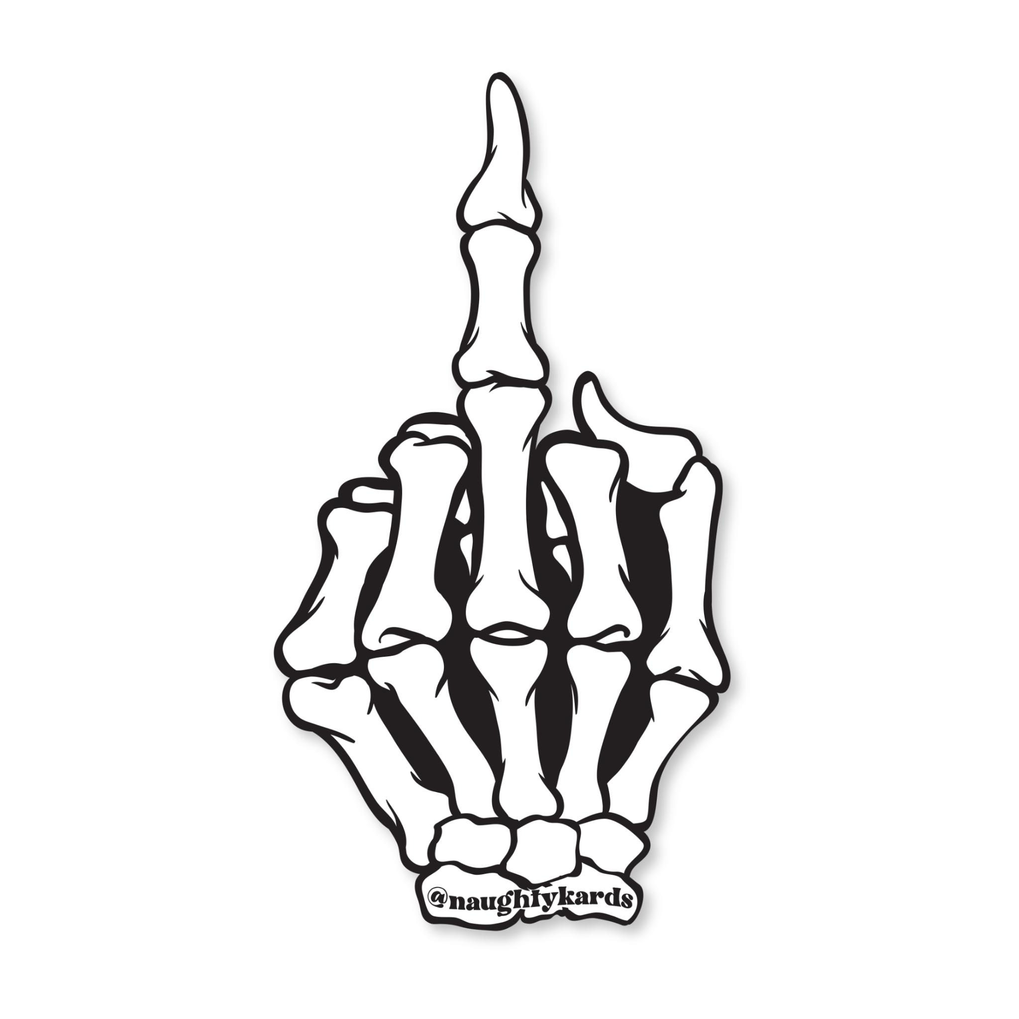 Naughty Halloween Greeting Card w/Matching Sticker (New 2024)