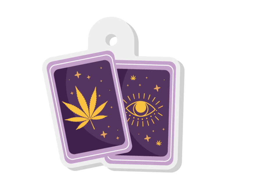 Tarot Card Kush Charm - KushKards
