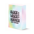 Colorful tie-dye birthday gift bag with &
