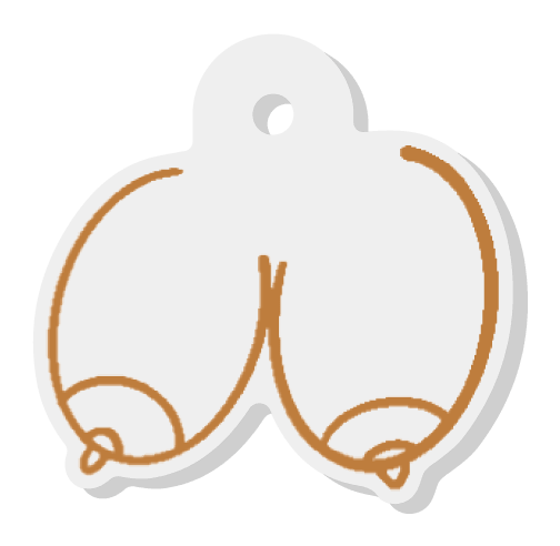 Boobies 💕 Naughty Charm - KushKards