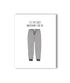 💌 Grey Sweatpants Naughty Card - KushKards