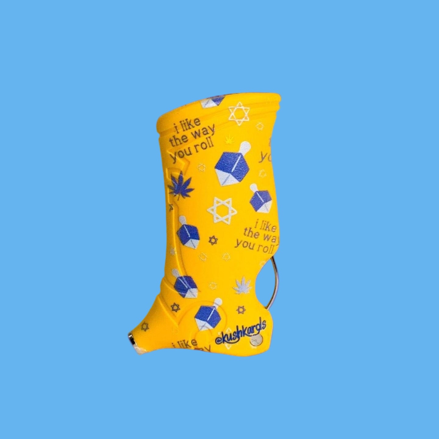 Roll With It Hanukkah Toker poker lighter case