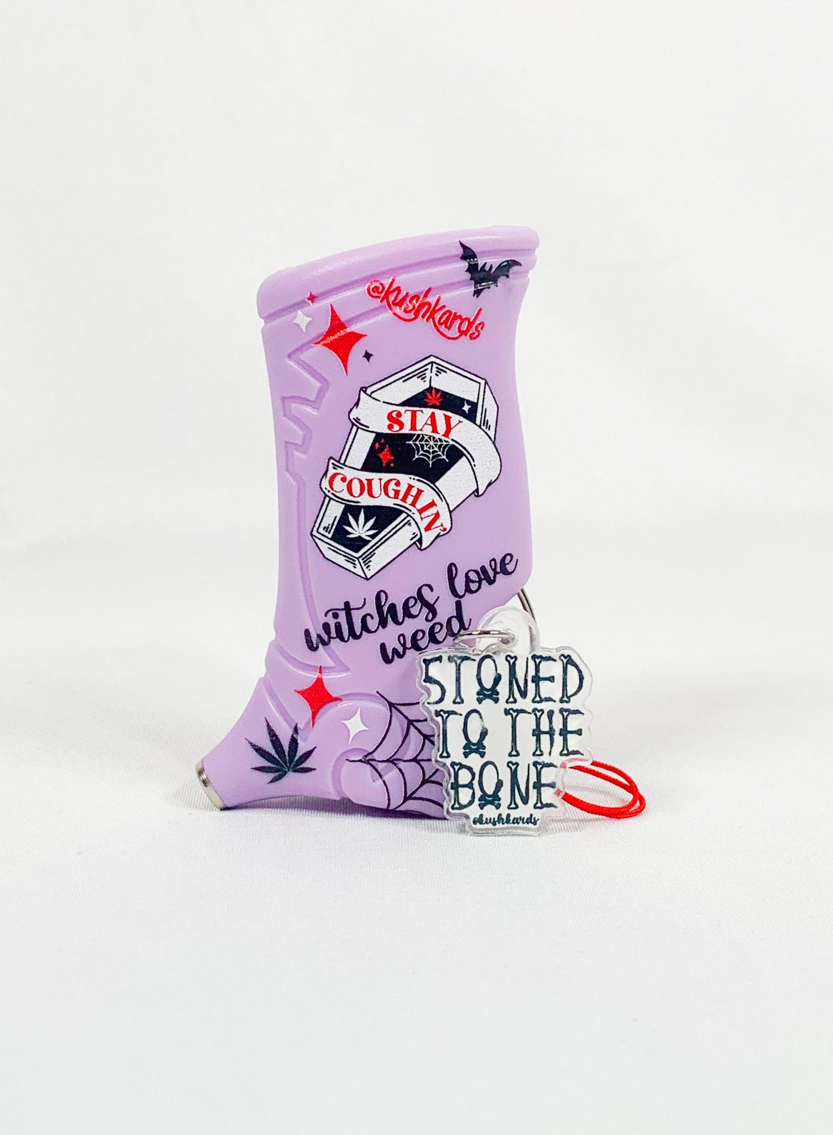 Stoned To The Bone Halloween Kush Charm ☠ - KushKards