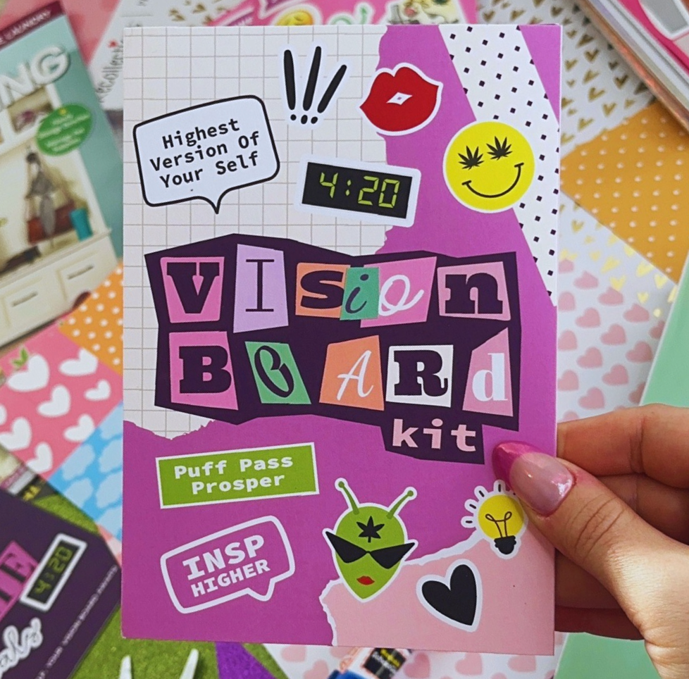 kushkards vision board kit