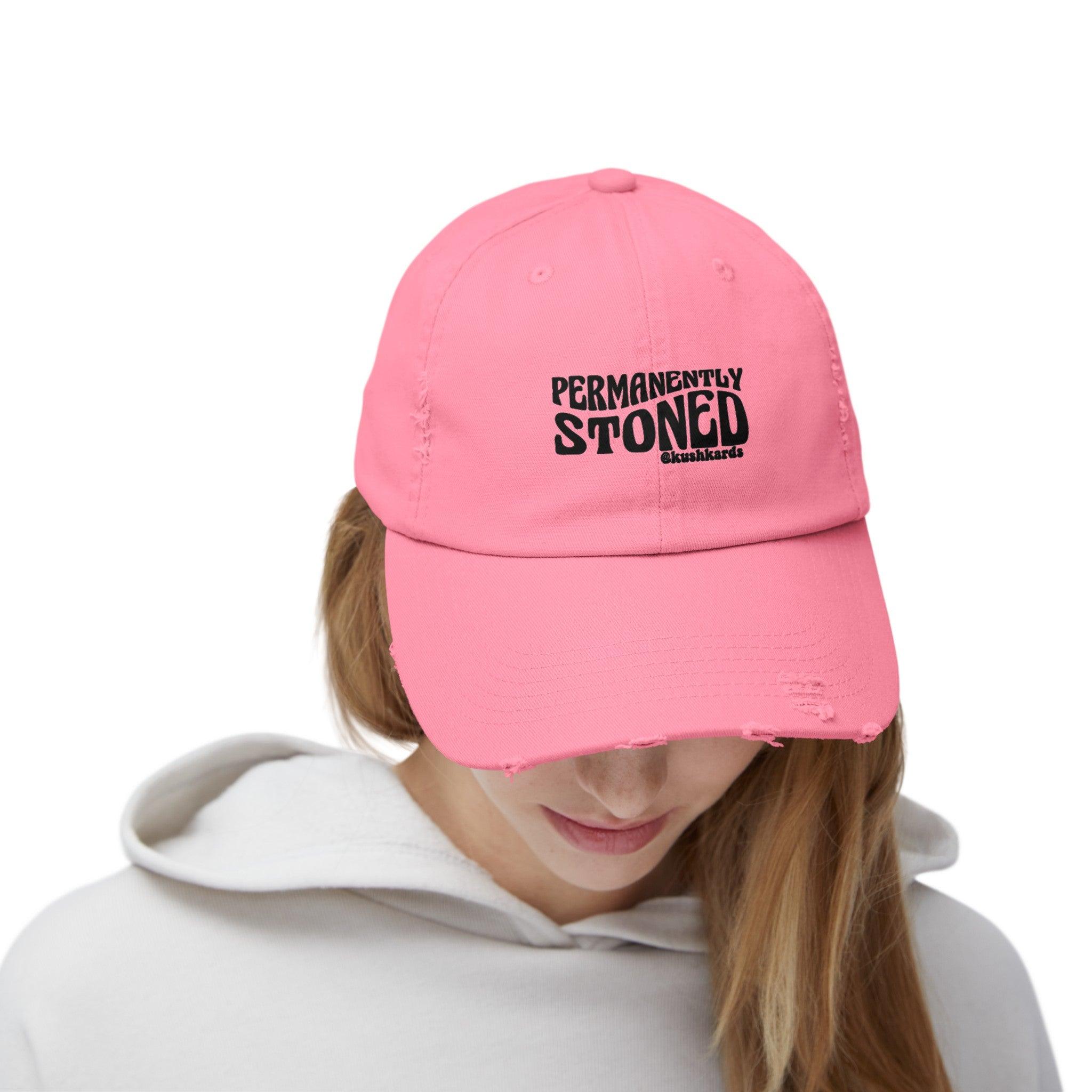 Permanently Stoned Distressed Dad Hat
