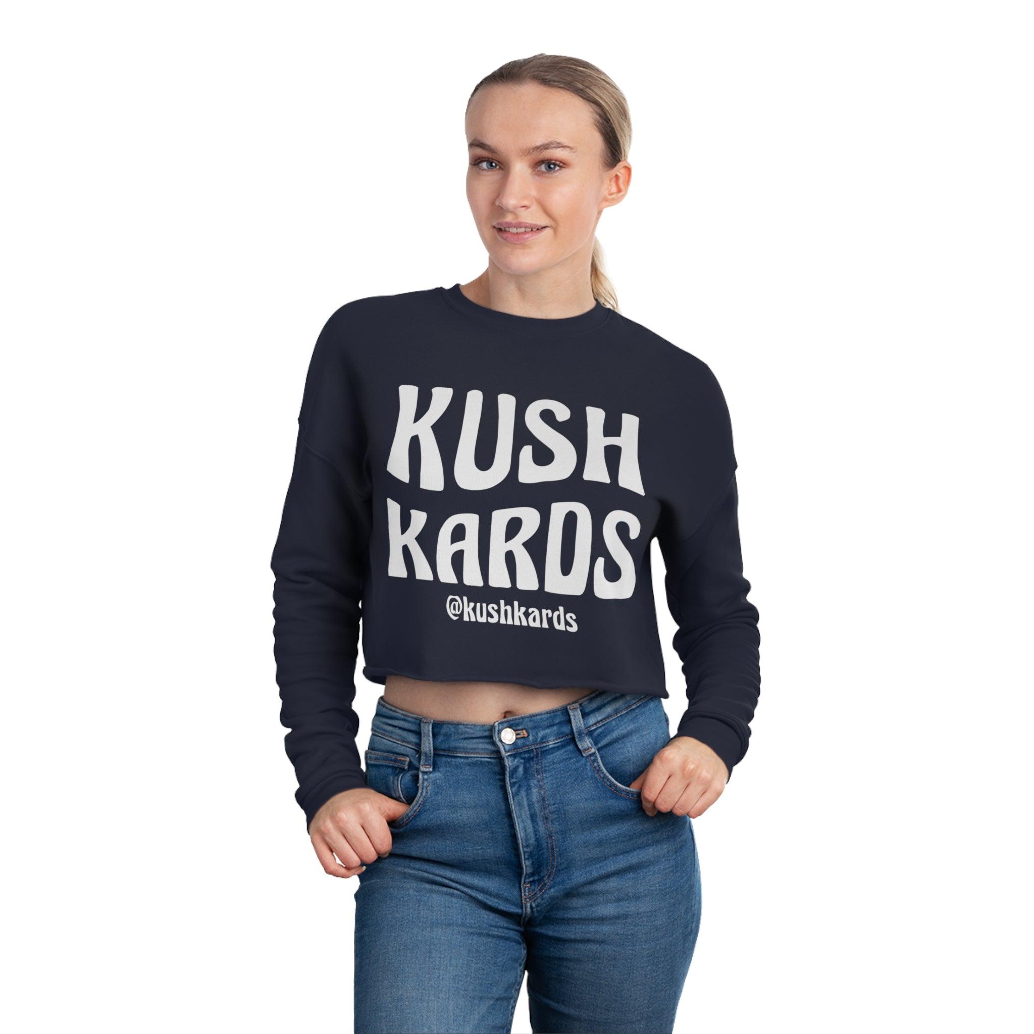 KushKards Swag Cropped Sweatshirt