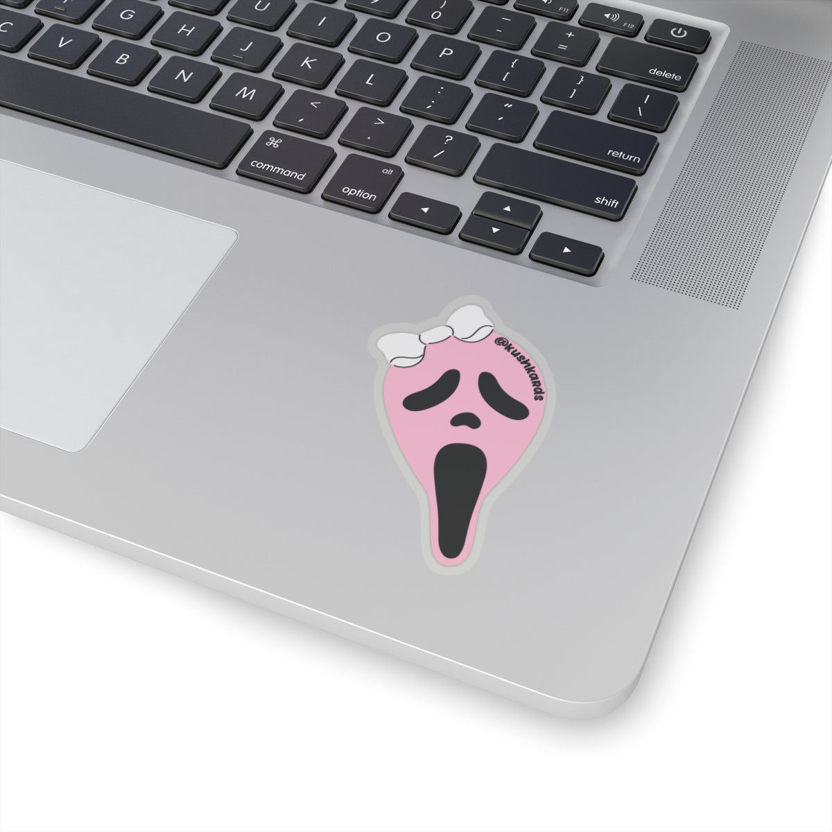Ghost Face Bow Sticker
