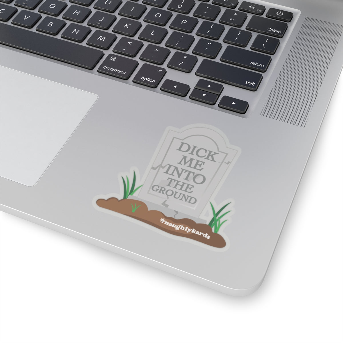 Dick Me Into The Ground Naughty Sticker