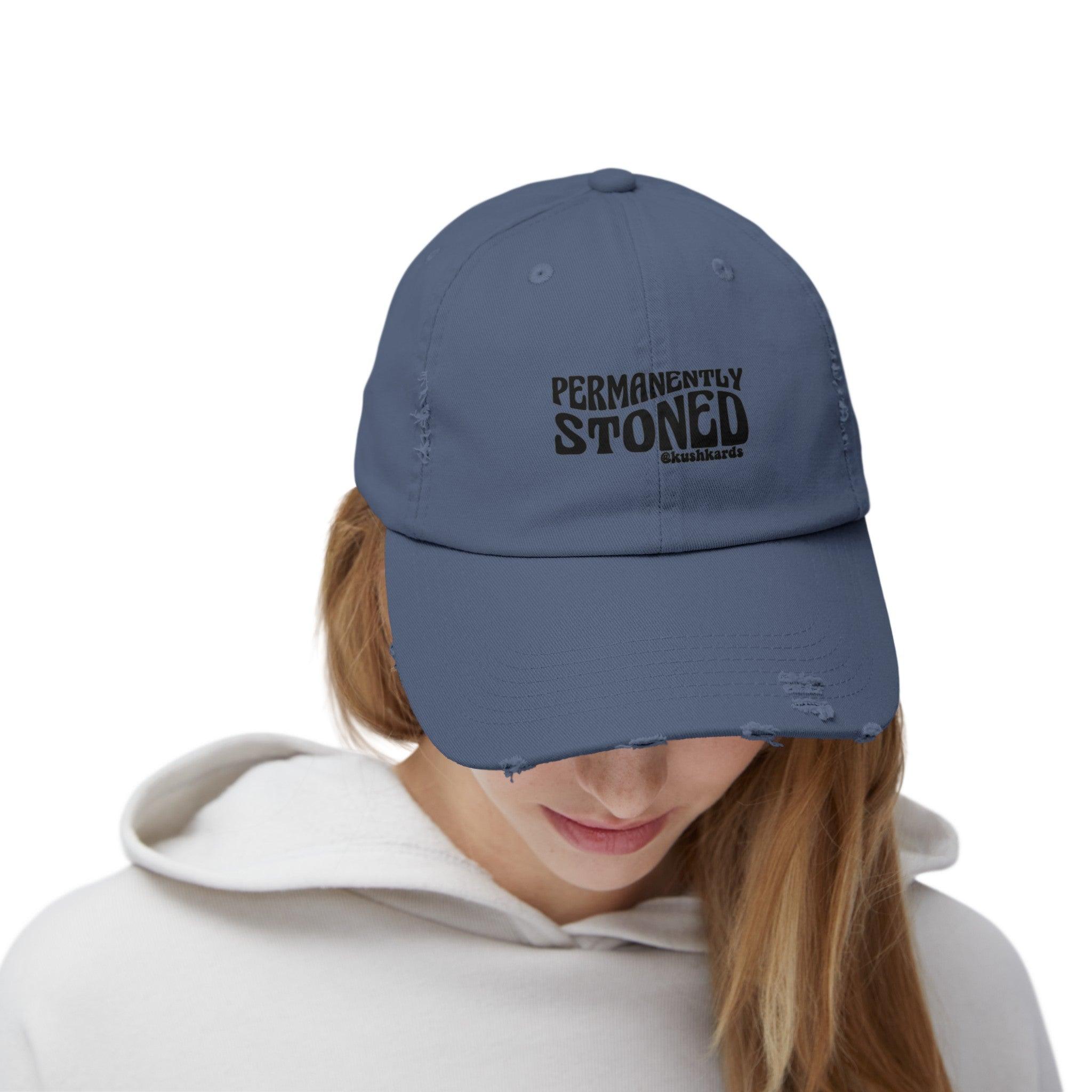 Permanently Stoned Distressed Dad Hat