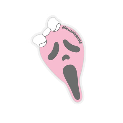 Ghost Face Bow Sticker