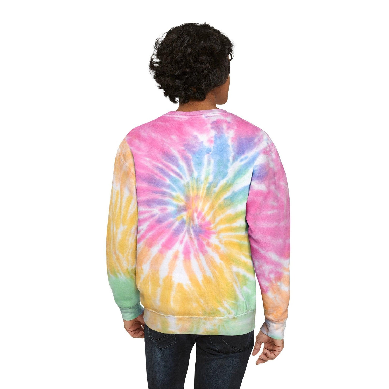 I Love Weed Unisex Tie-Dye Sweatshirt