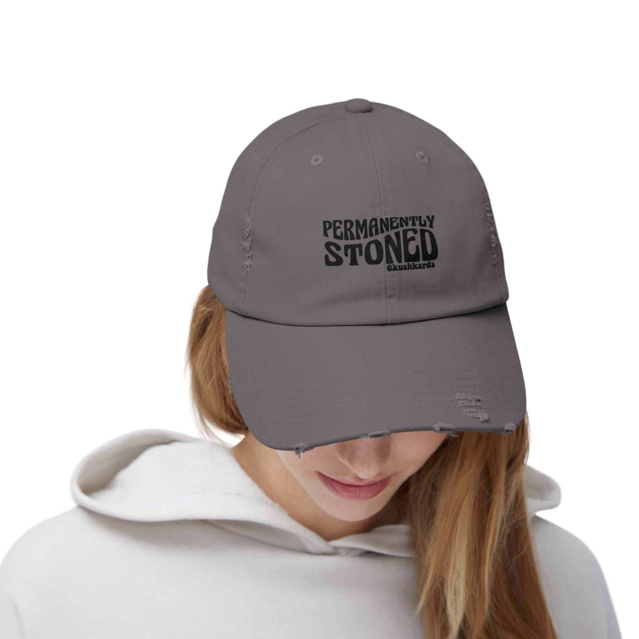 Permanently Stoned Distressed Dad Hat