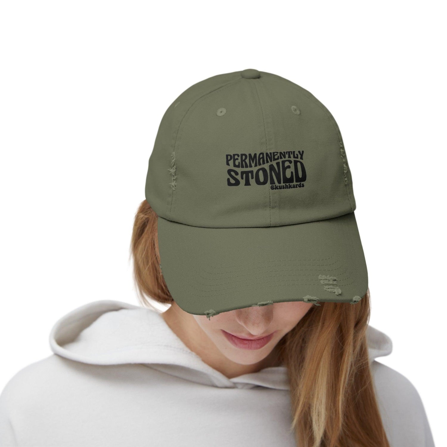 Permanently Stoned Distressed Dad Hat