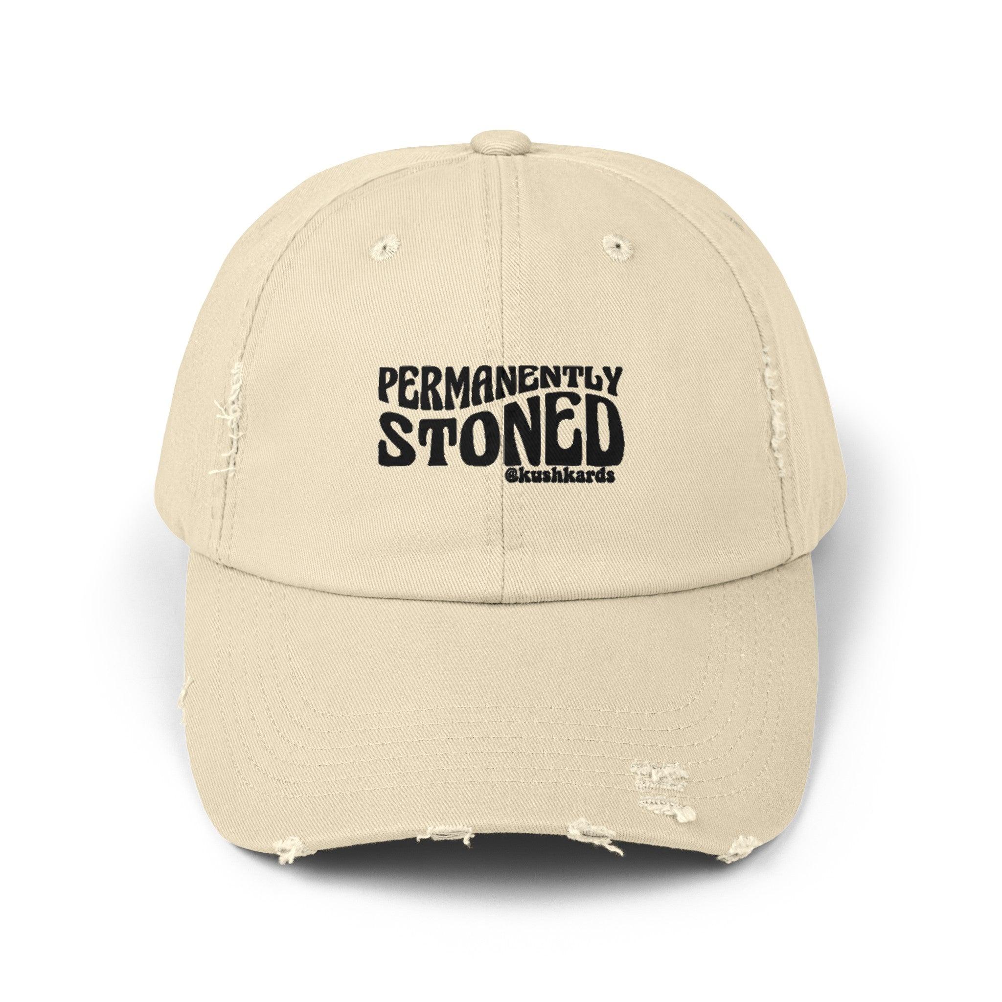 Permanently Stoned Distressed Dad Hat