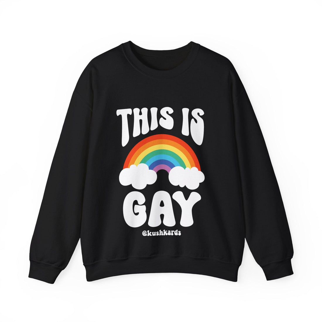 This Is Gay Clouds Unisex Heavy Blend™ Crewneck Sweatshirt