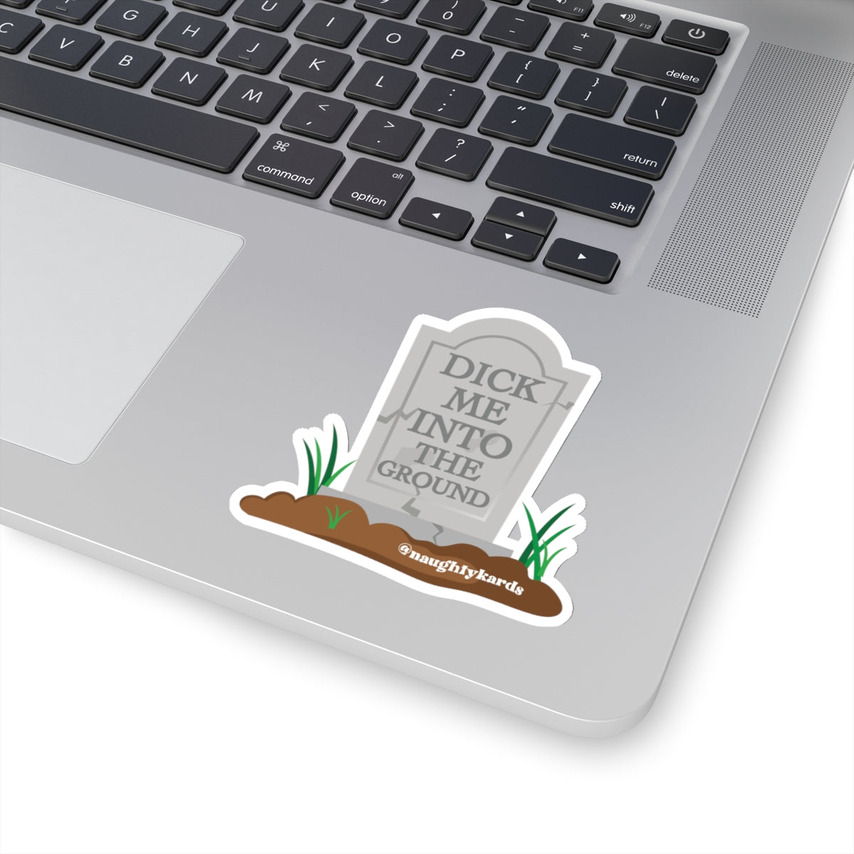 Dick Me Into The Ground Naughty Sticker