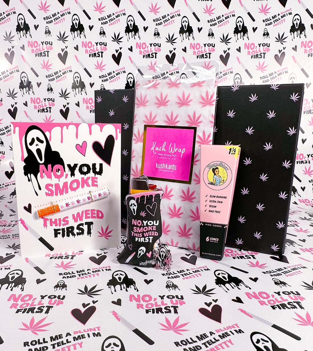 Scream Pink &amp; Black Halloween Gift Box Set