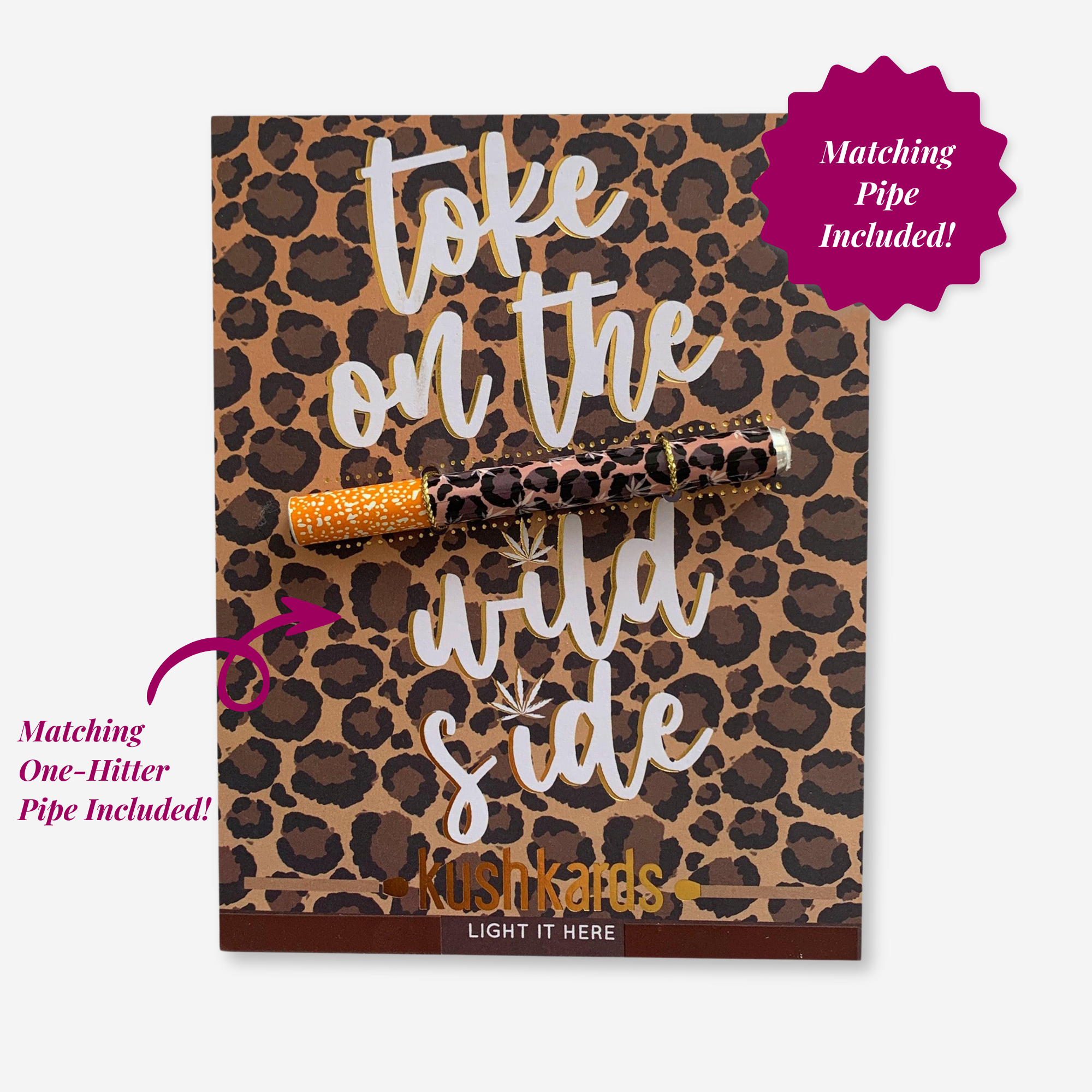 Toke on the Wild Side 🐆 Greeting Card
