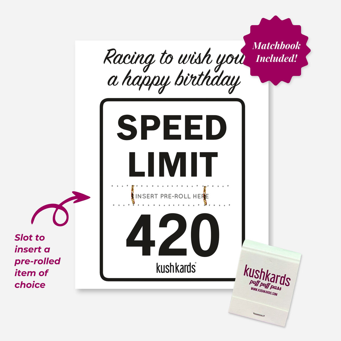 Birthday card with &