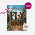 Greeting card with a vintage mountain scene and the phrase “Fly High Smoke Good,” featuring a slot to insert a pre-roll.
