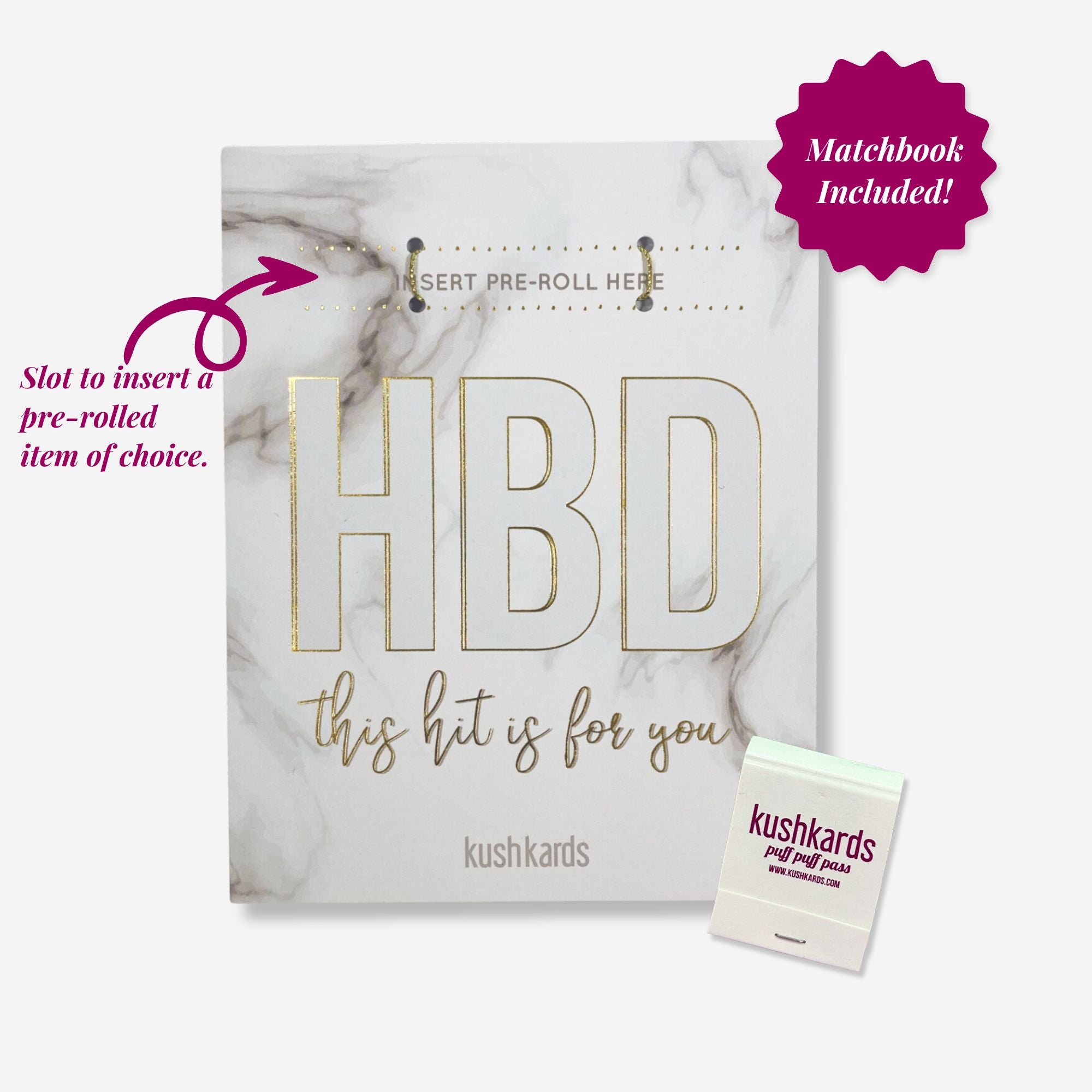 🍰 HBD Birthday Cannabis Greeting Card - KushKards