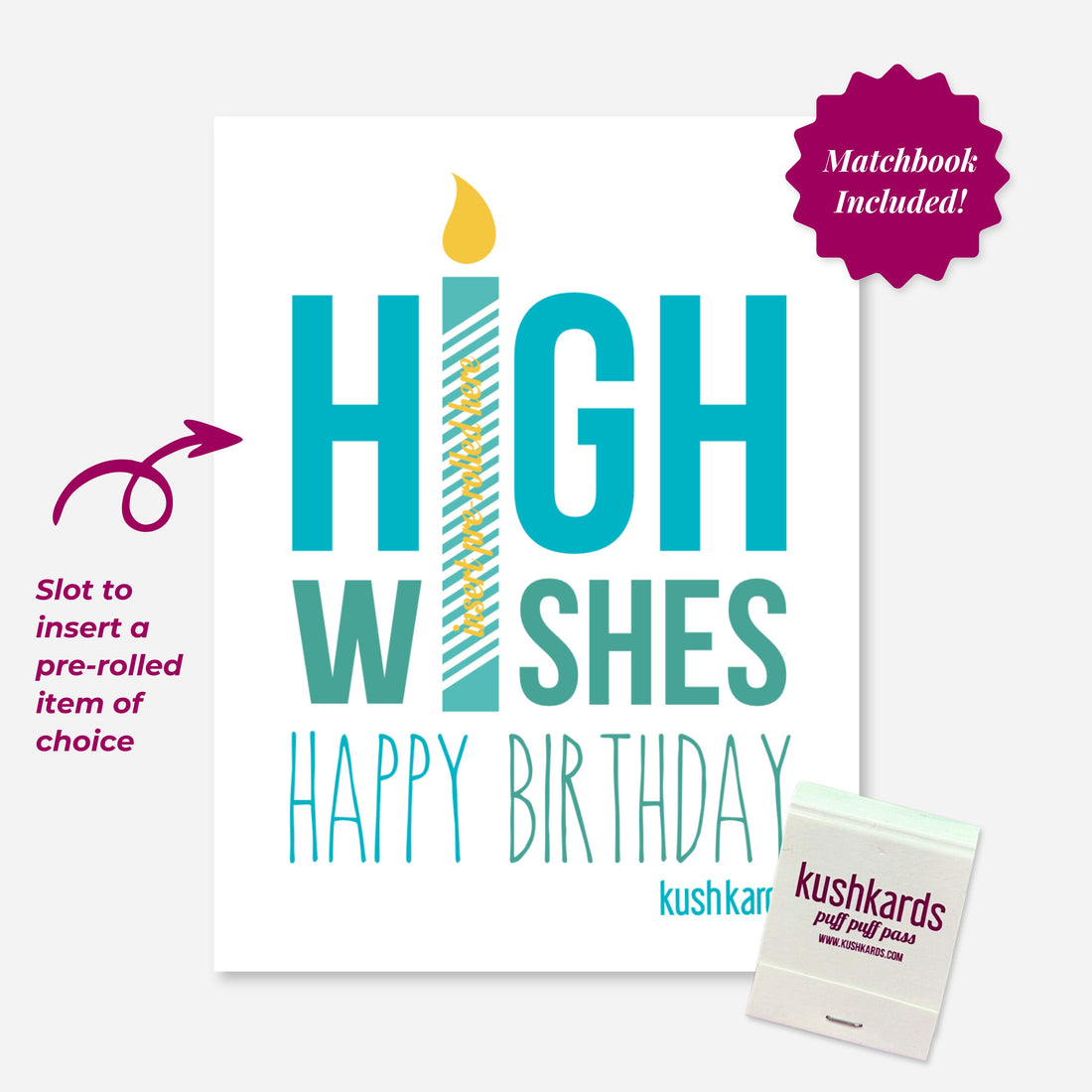 Birthday card with &