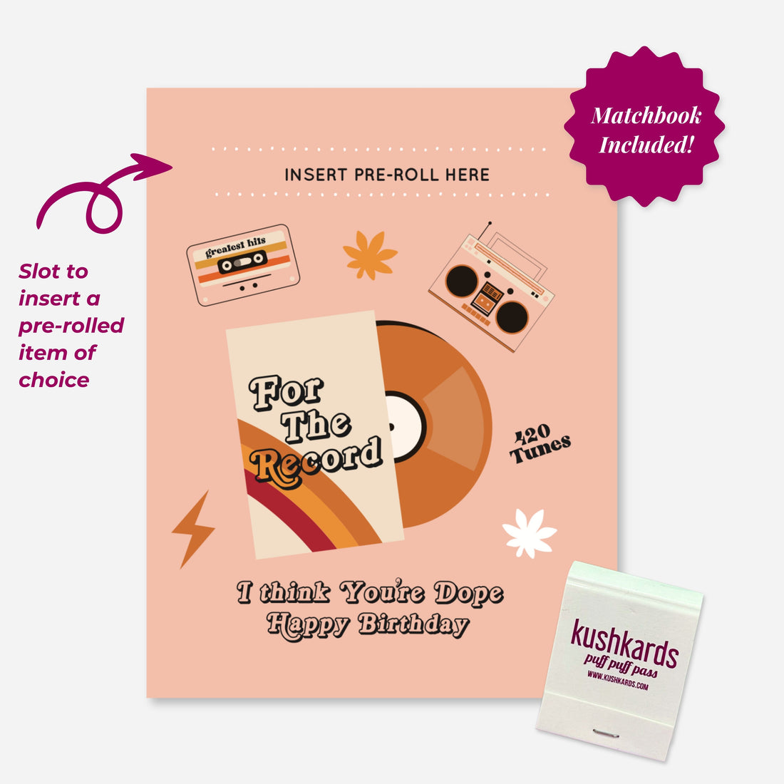 Product packaging with &