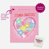 Stoner Sweeties Valentine’s Day greeting card with heart candy design and kushkards matchbook