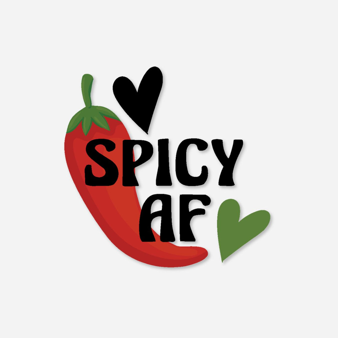 Spicy AF Naughty Sticker