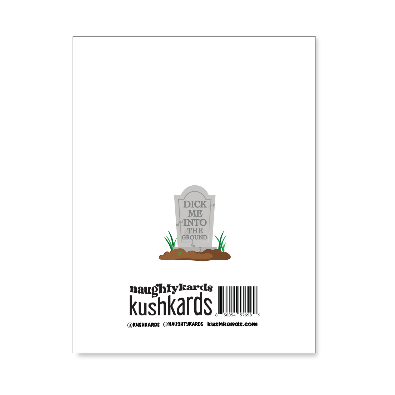 Naughty Halloween Greeting Card w/Matching Sticker (New 2024)