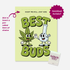 cute stoner friendship card with weed leaf and bong design, greeting card with slot to add a pre roll and branded kushkards matchbook on a light grey background