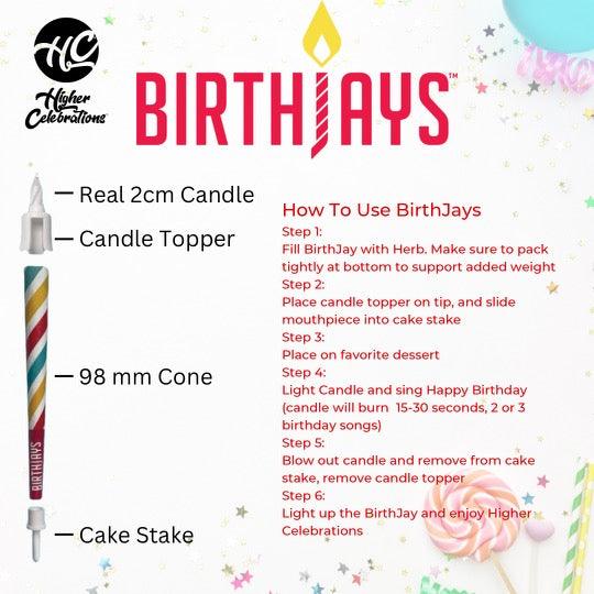 🎂 Birthday Candles Cannabis Greeting Card - KushKards