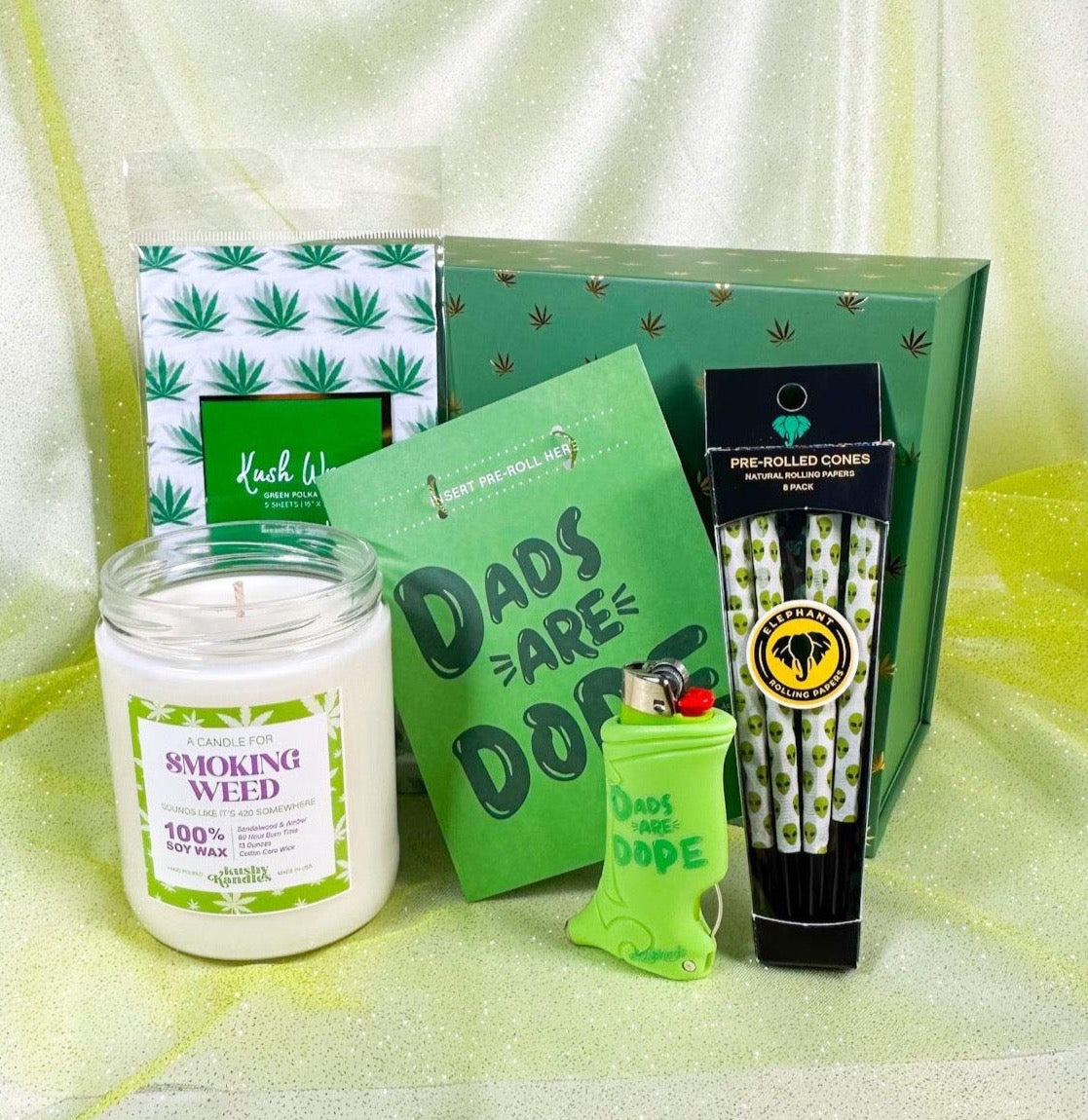Dope Dad Stoner Father's Day Gift Box Set - KushKards
