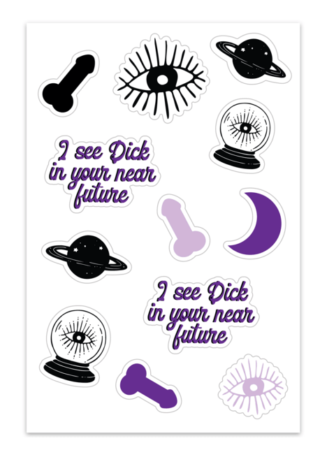Future Dick Sticker Sheet - KushKards