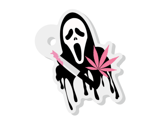 Ghostface Scream Halloween Kush Charm 👻 - KushKards